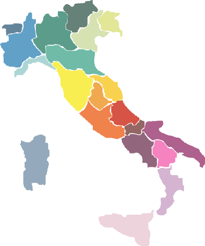 Mappa delle facoltà universitarie di servizio sociale